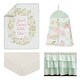 preview thumbnail 2 of 4, Sweet Jojo Designs Blush Pink, Mint and White Shabby Chic Butterfly Floral Collection Girl 4-piece Crib Bedding Set