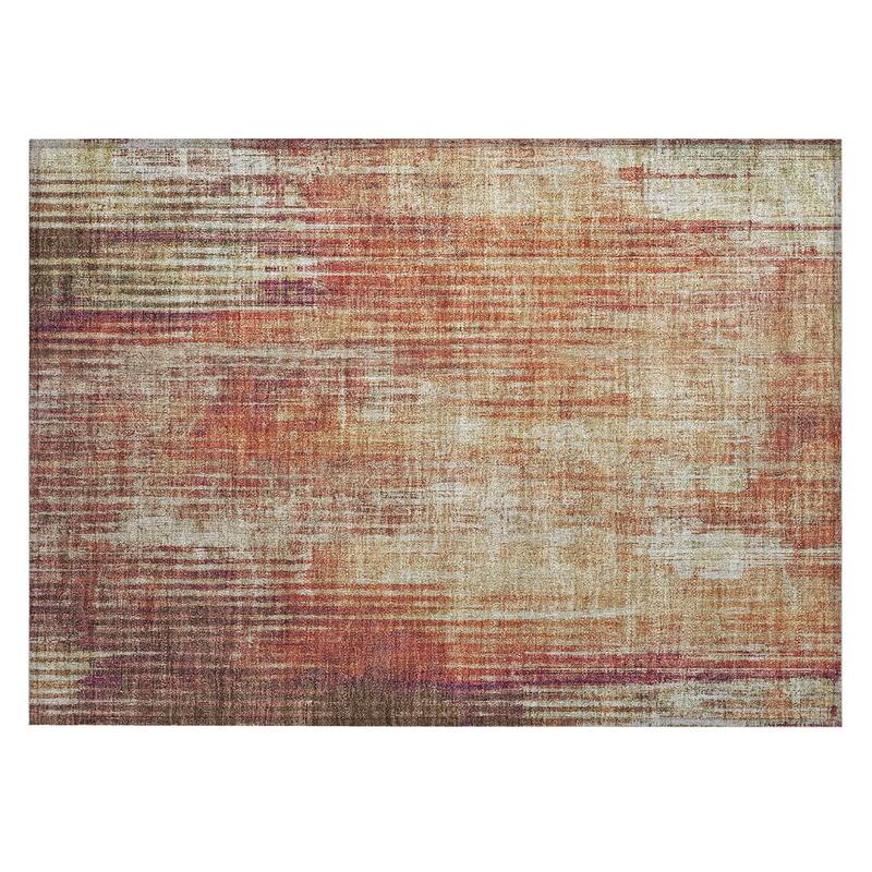 Machine Washable Indoor/ Outdoor Chantille Modern Ombre Rug
