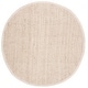 preview thumbnail 25 of 41, SAFAVIEH Handmade Natural Fiber Beacon Jute Rug 7' Round - Bleach/Ivory - Round