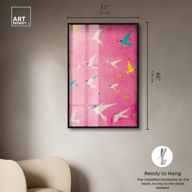 Soaring Sorbet Shadowbox by Art Remedy