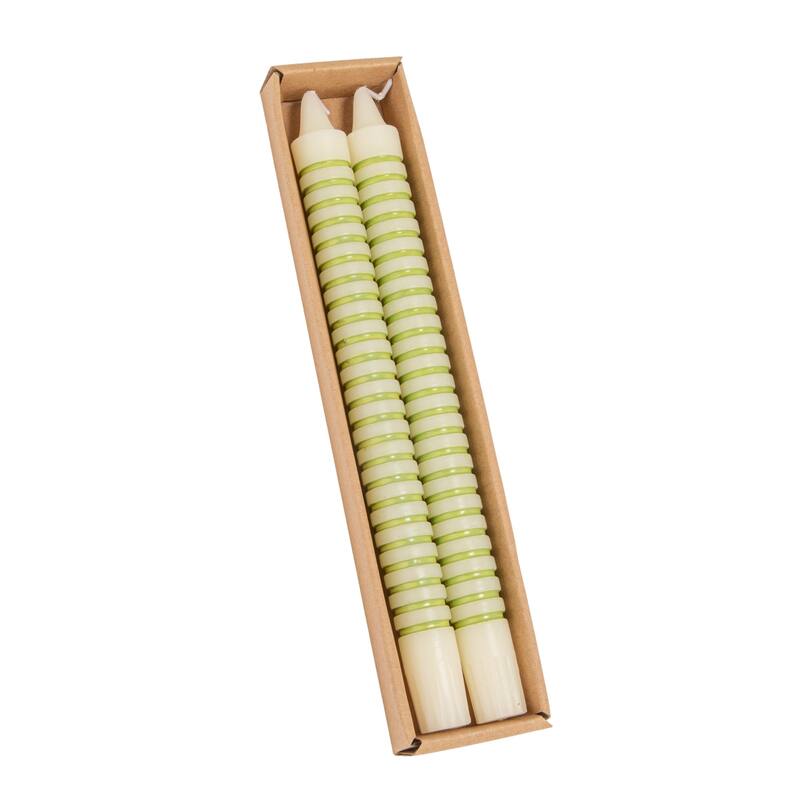 Unscented Taper Candles in Box - 0.88"L x 0.88"W x 10.0"H