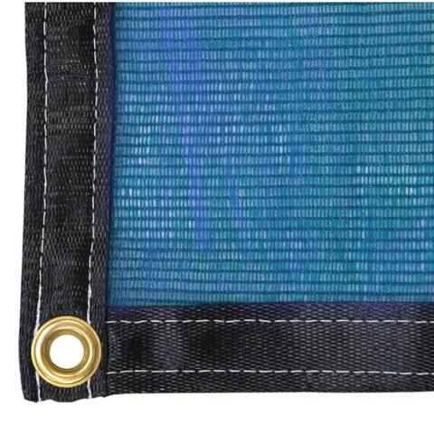 RSI Blue 3 Season Knitted Shade Cloth 12FT X 60FT - 50% Shade Protection