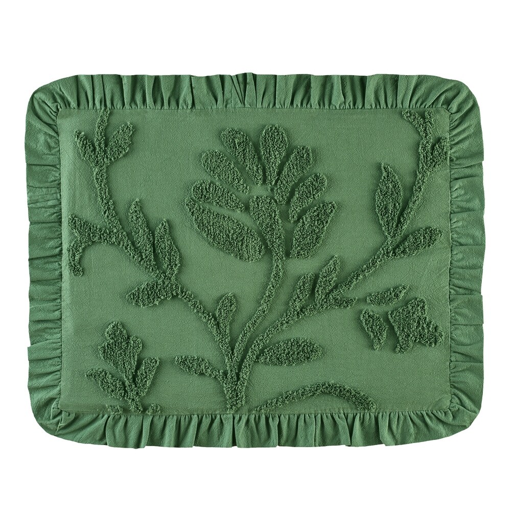 Vintage chenille pillow shams cheap