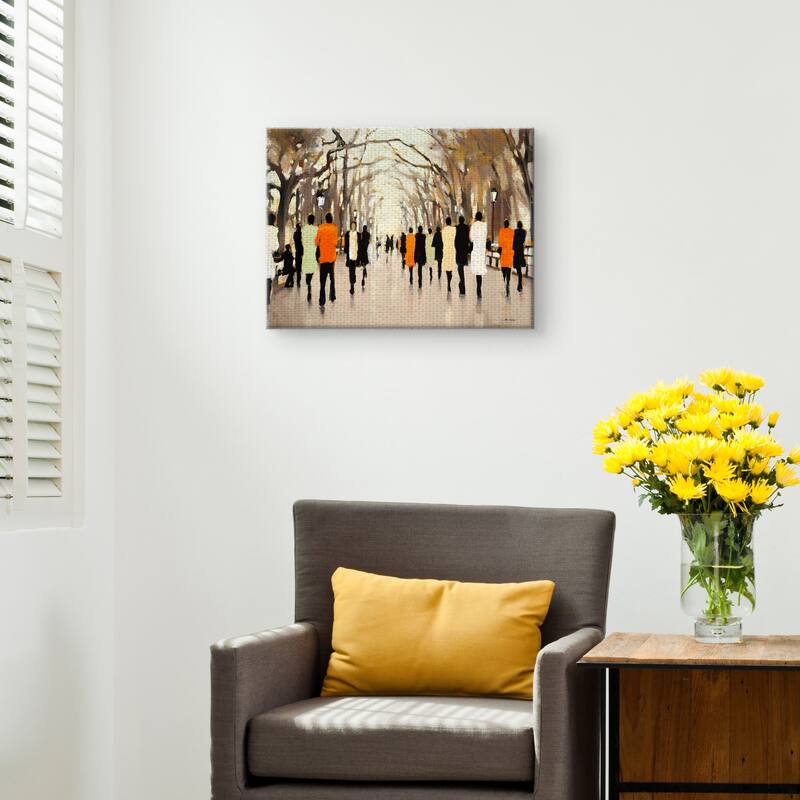 Poet Walk Canvas Art Print