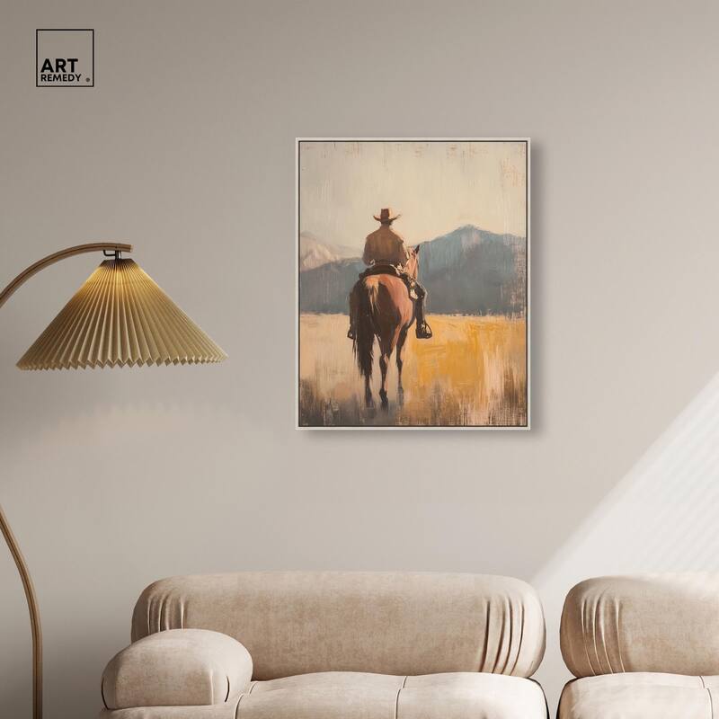 Long Ride Canvas by Art Remedy