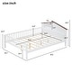 preview thumbnail 19 of 22, Full Size Wood Platform Kids Bed with House-Shaped Headboard, LED Light & Built-in Storage, Finish with Guardrails, Natural