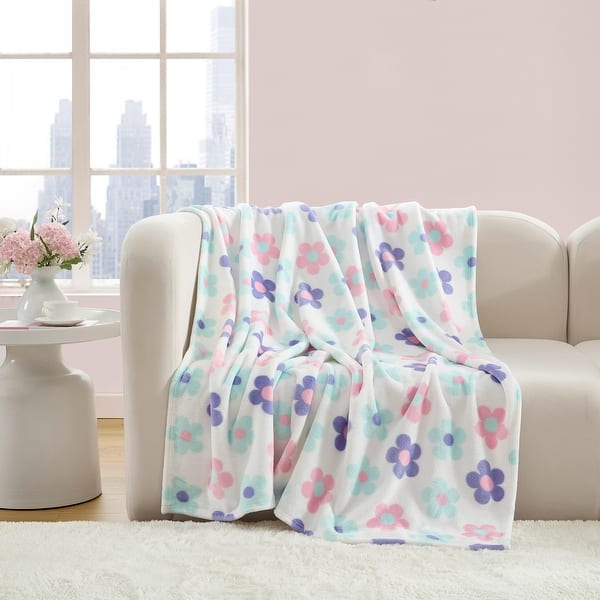 Betsey Johnson Ideale per divano, letto o salotto, elementi essenziali per la casa, poliestere, multicolore, 127 x 177,8 cm
