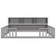 preview thumbnail 62 of 66, Wooden bed floor bed with bedside bookcase and shelves