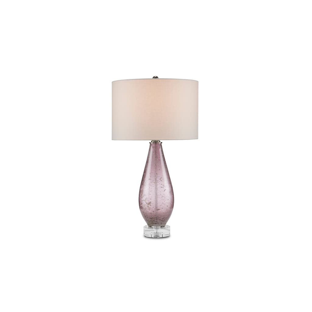 Currey & Company Optimist Purple Table Lamp - 30"h x 16"dia