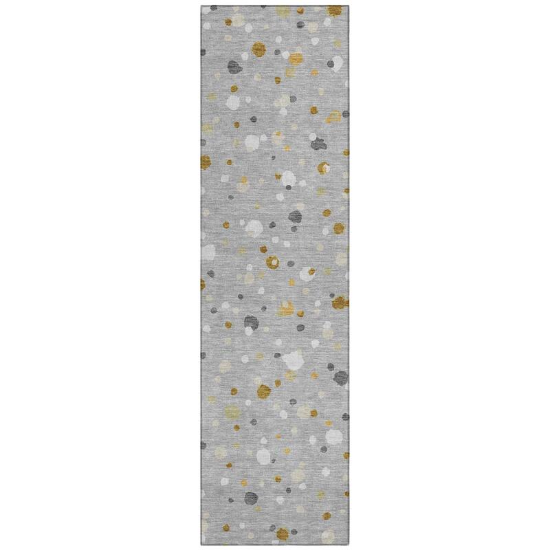 Machine Washable Indoor/ Outdoor Contemporary Sheinelle Chantille Rug