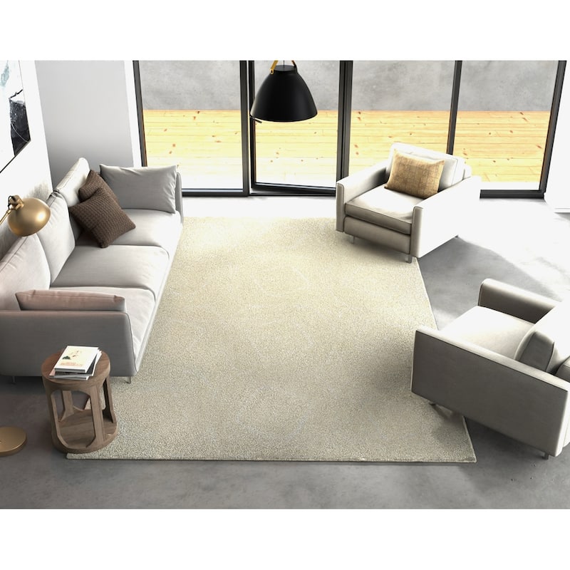 Domani Craft Geometric Wool Hand-Tufted Area Rug