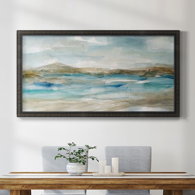 Peaceful Beach II Premium Framed Canvas- Ready to Hang