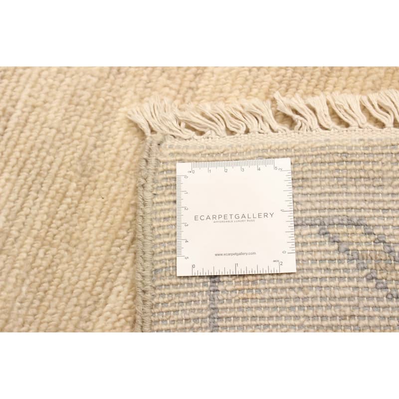 ECARPETGALLERY Hand-knotted Mystique Tan Wool Rug - 5'1 x 8'0