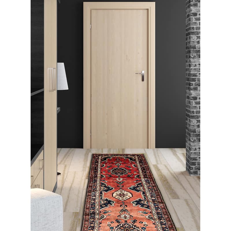 ECARPETGALLERY Hand-knotted Anadol Red Wool Rug - 3'2 x 10'6