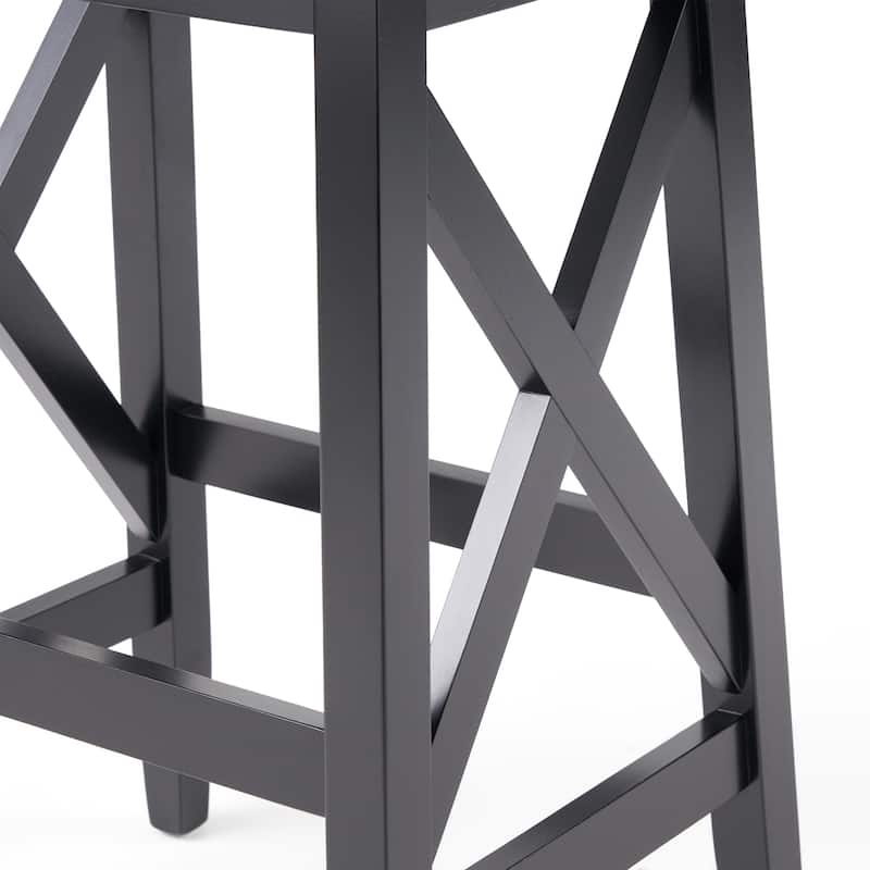Saddle barstool set of 2