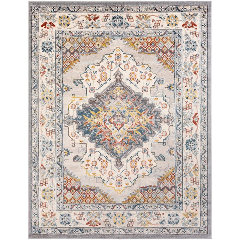 Livabliss Elmas Traditional Persian Medallion Area Rug