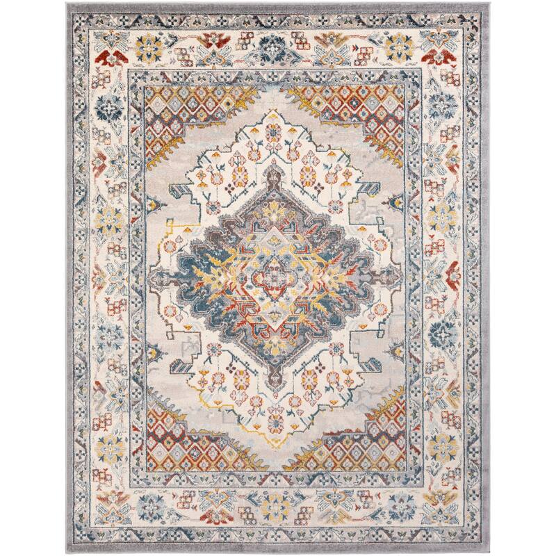 Artistic Weavers Elmas Traditional Persian Medallion Area Rug