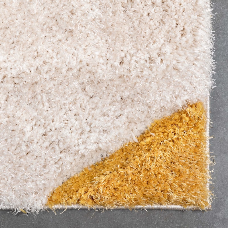 Well Woven San Francisco Posh Geometric Shag Area Rug