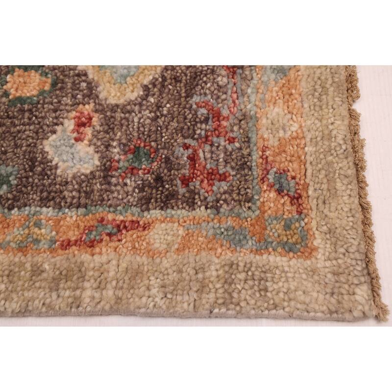 ECARPETGALLERY Hand-knotted Jules Serapi Light Khaki Wool Rug - 7'10 x 9'11