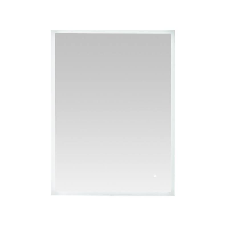 AQUADOM Edge 20" Led Lighted Mirror for Bathroom with Defogger, Touch Control. - 20"x32"x1.5"
