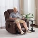 preview thumbnail 60 of 77, MCombo Electric Power Lift Recliner Chair Sofa with Massage and Heat, 3 Positions, USB Ports, Faux Leather