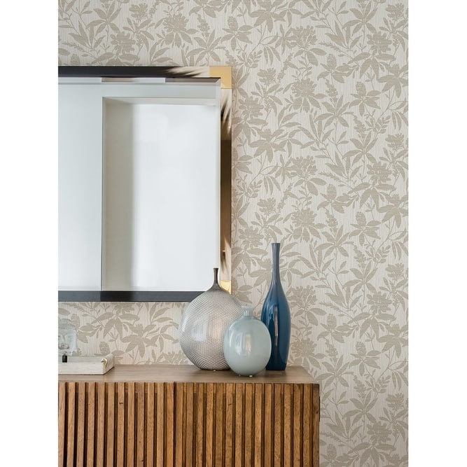 Advantage Riemann Beige Floral Wallpaper