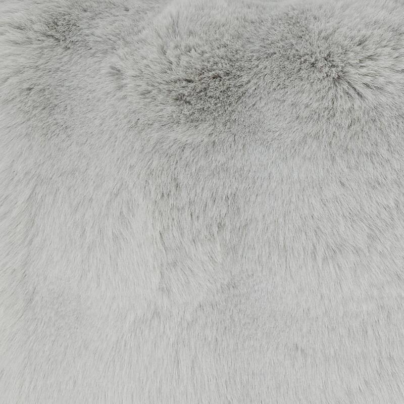 Plush Faux Fur Throw Pillow - Ultra-Soft Textured Accent for Sofa, Bed & Cozy Layered Styling