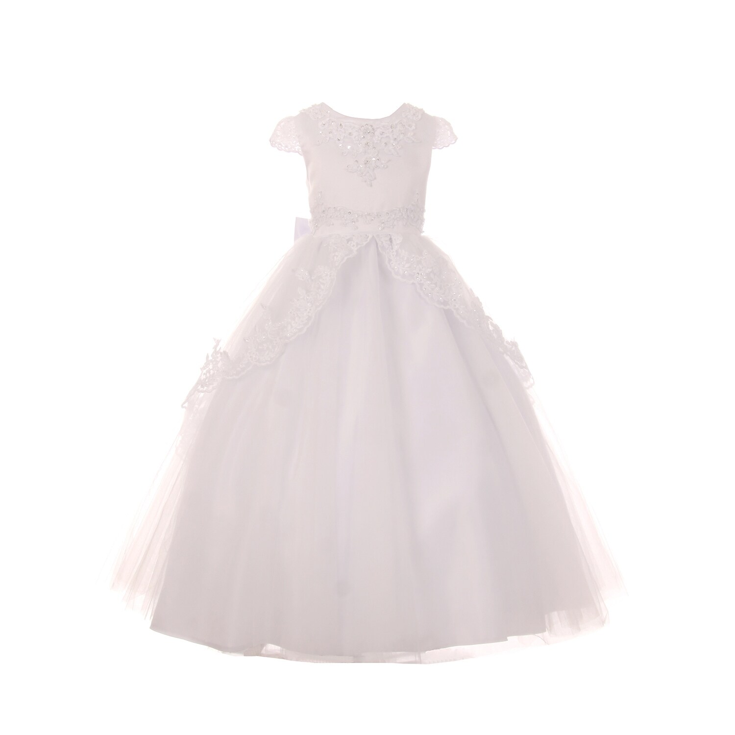 tulle christening gown