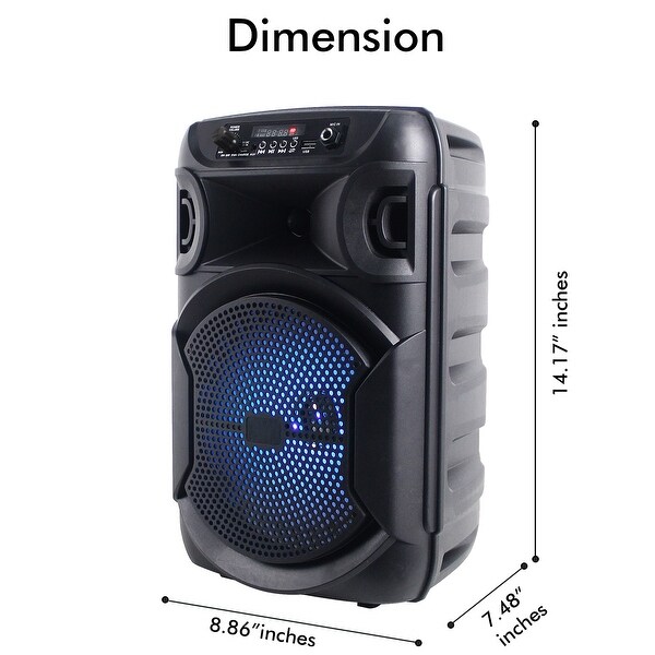 speaker portable 8 inch