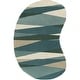 preview thumbnail 65 of 63, Livabliss Forum Modern & Contemporary Area Rug 6' x 9' - Teal - Novelty