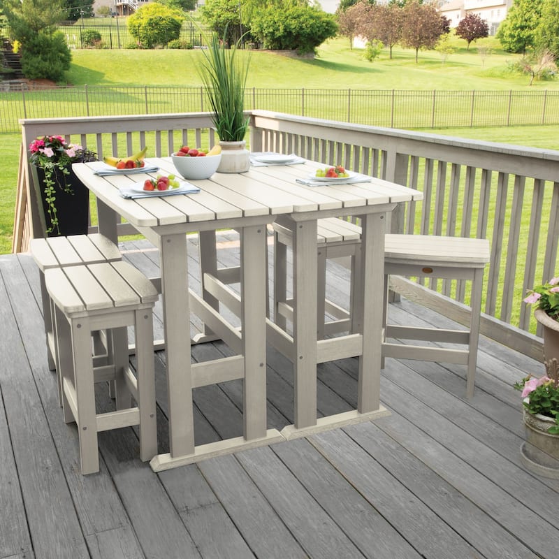 Lehigh 6-Piece Outdoor Balcony Set - Counter-height