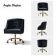 preview thumbnail 65 of 109, Modern Velvet Tufted Office Chair with Gold Metal Base by HULALA HOME