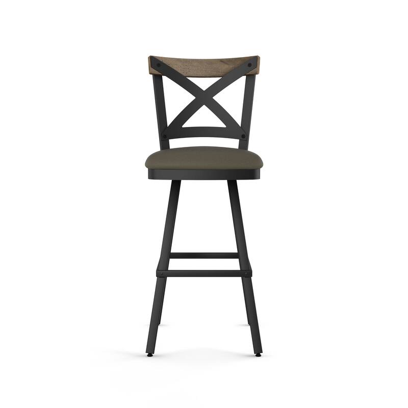 Amisco Snyder Swivel Counter and Bar Stool