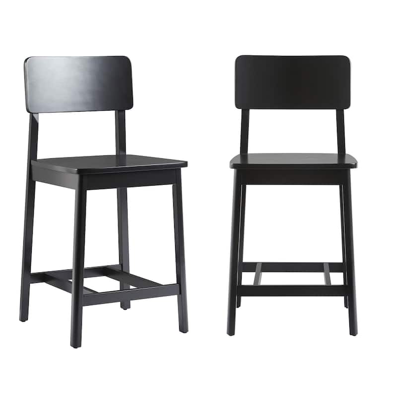 Middlebrook Designs Solid Wood Counter Stool (Set of 2)