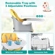 preview thumbnail 31 of 58, Costway 8-in-1 Baby High Chair Convertible Dining Booster Seat with
