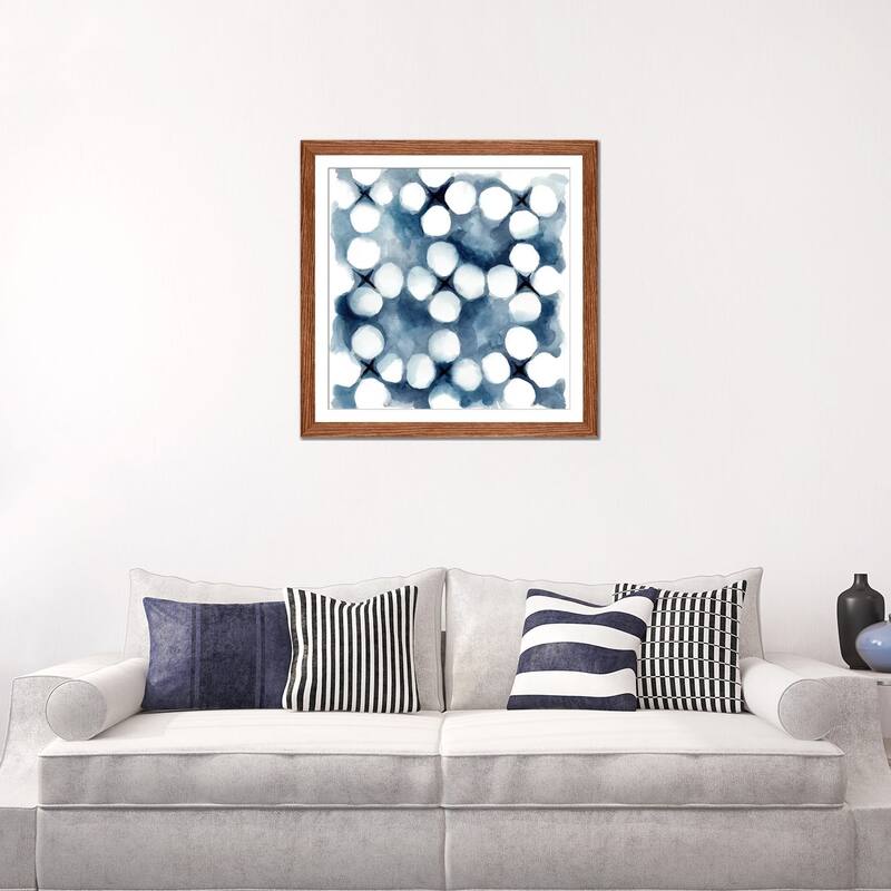 iCanvas "Indigo Study VI" by Chariklia Zarris