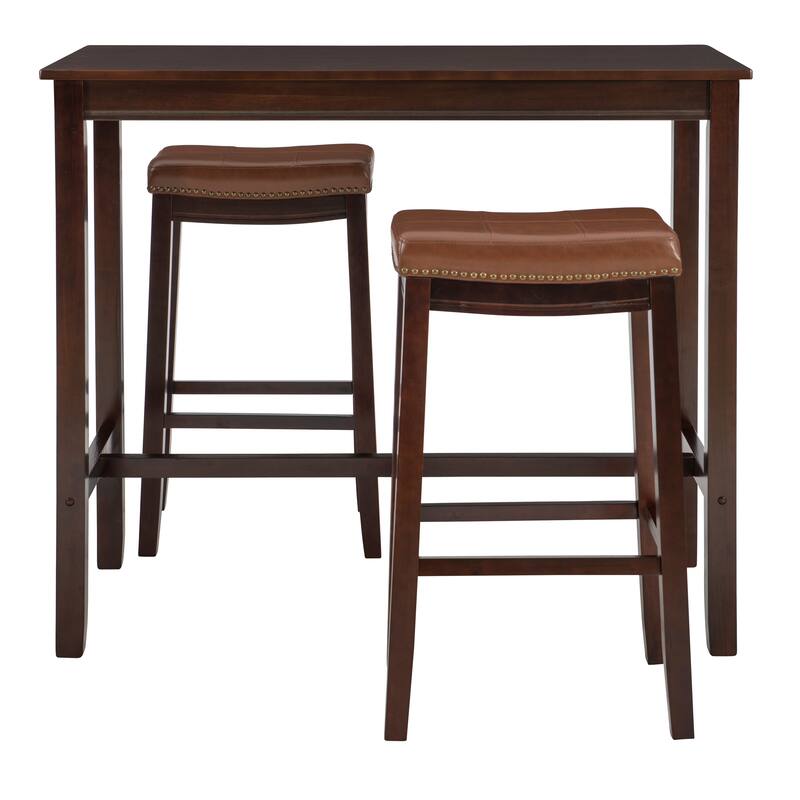 Linon Bridgeport 3-Piece Bar Dining Set