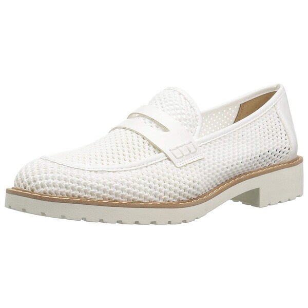 franco sarto pink loafers