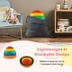 preview thumbnail 5 of 18, Gymax 5 PCS Stepping Stones for Kids w/Storage Bag for Motor Skills
