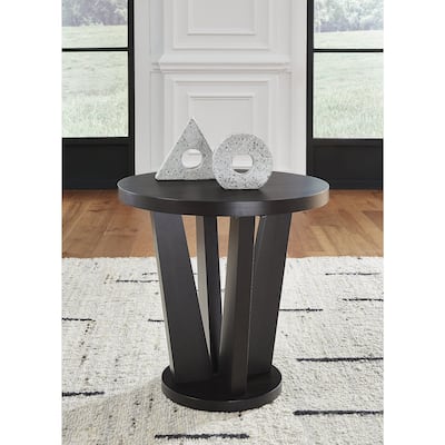 Signature Design by Ashley Chasinfield Dark Brown End Table - 24"W x 24"D x 23"H