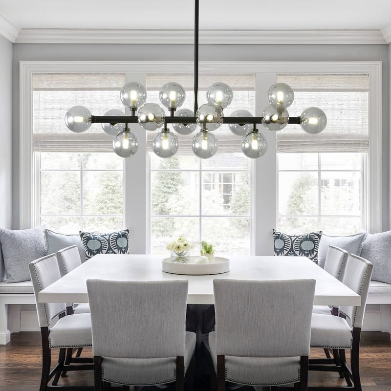 Mid Century Sputnik Chandelier Modern Pendant Light for Dining Room