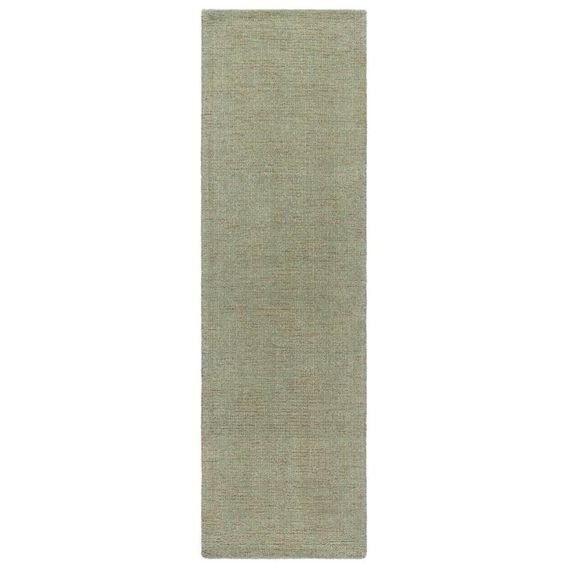 SAFAVIEH Handmade Abstract Aira Contemporary Wool Rug - 2'3" x 8' Runner - Green