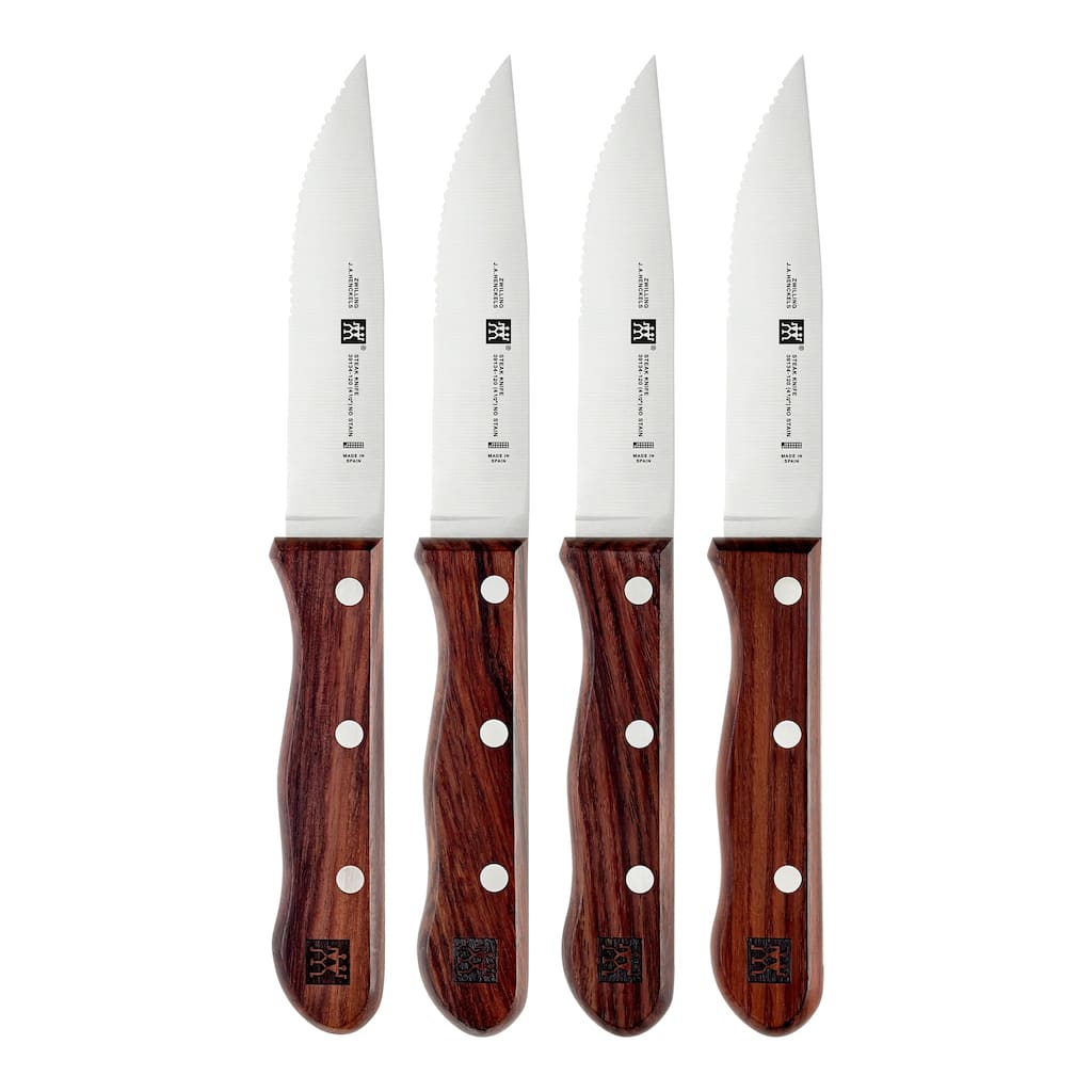 ZWILLING 4-pc Steakhouse Steak Knife Set with Storage Case