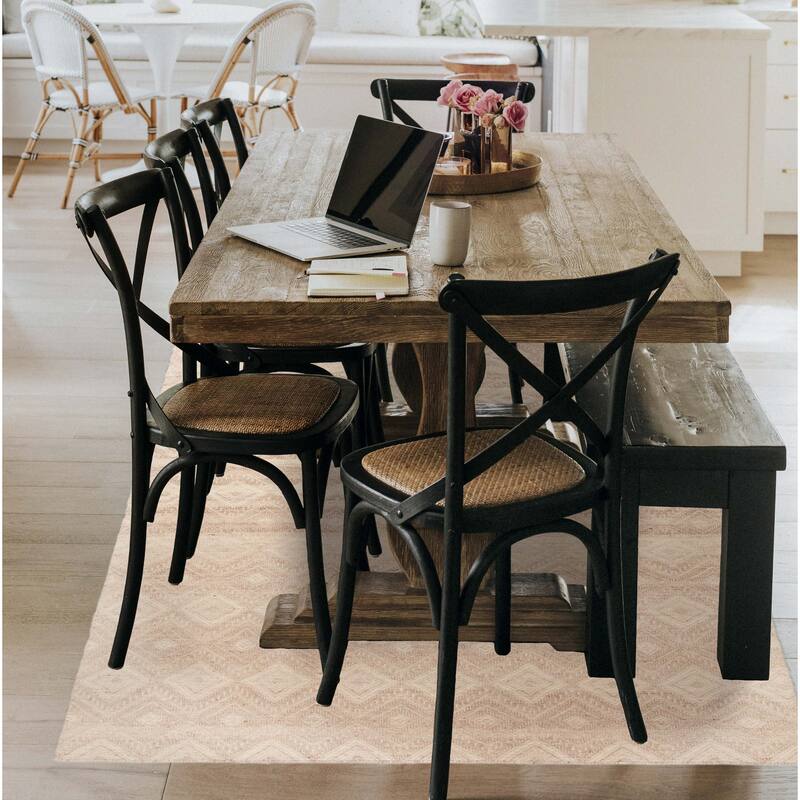 ECARPETGALLERY Hand Tufted Timeless Beige Wool Rug - 5'3 x 8'0