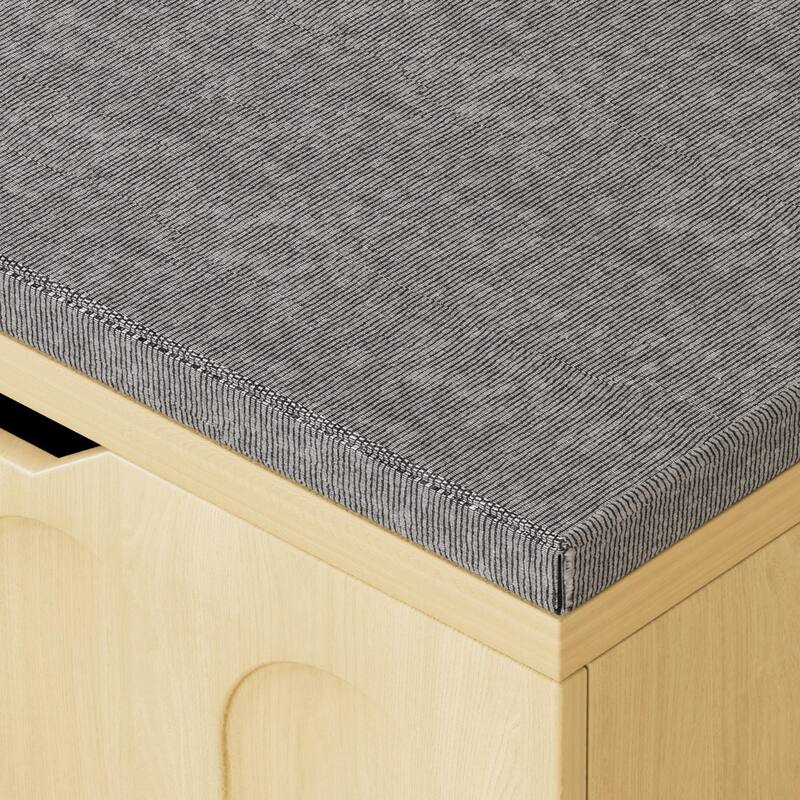 3-Piece L Shaped Corner Bench Set with Hidden Storage, 63" Kitchen Nook Seating, Wood Entryway Shoe Bench with Flip-Top