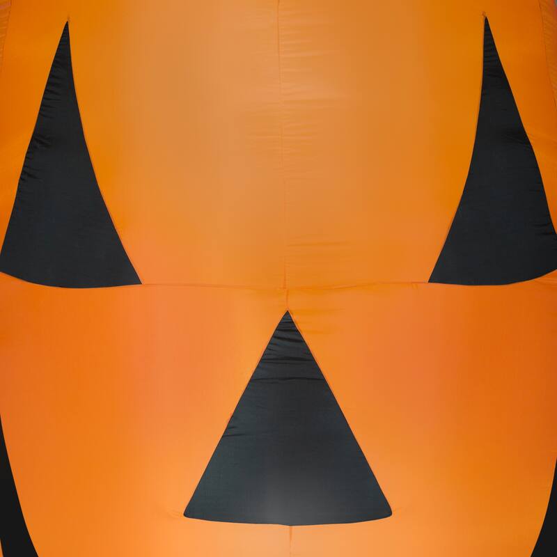 Gemmy Giant Halloween Inflatable Jack O' Lantern, 12 ft Tall