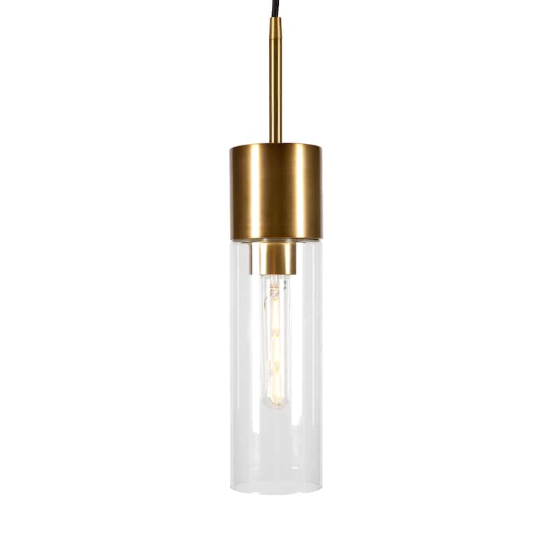 Lance 3.5" Wide Pendant with Glass Shade