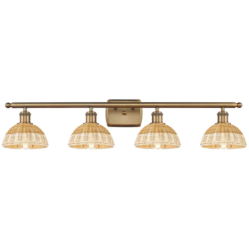 Innovations Lighting 516-4W-8-38 Bristol Natural II Vanity Bristol - Brushed Brass / Natural