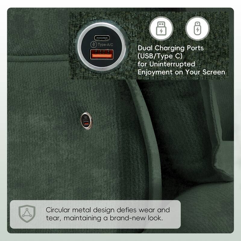 Roomfitters 47.2" Oversized Accent Chair, Chenille Armchair with Deep Wide Seat, Throw Pillows, Modern Lounge Sofa