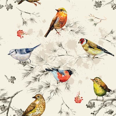 Cherry Gardenia Removable Wallpaper - 24'' inch x 10'ft